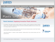 Tablet Screenshot of jardenplastics.com